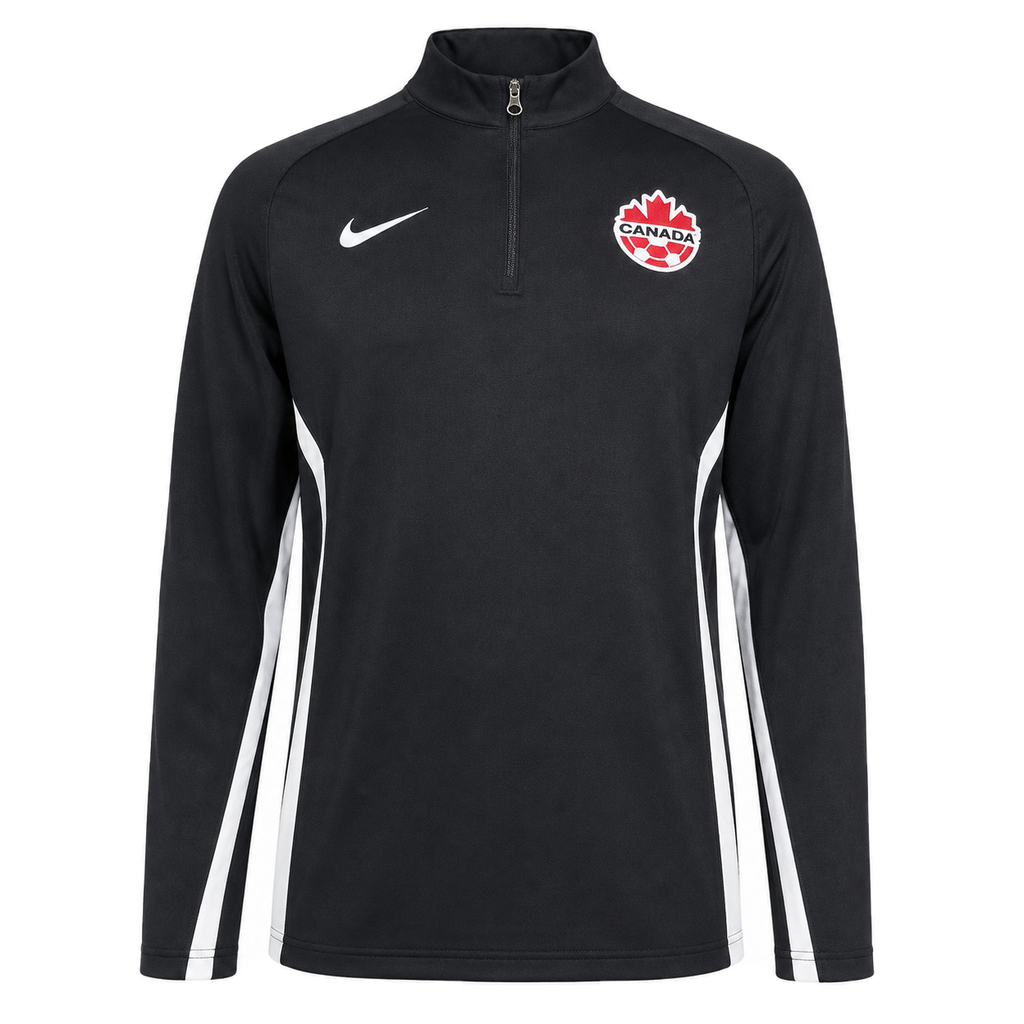Nike Women's Academy19 Drill Top Canada Soccer - A01470-010 - Black & White