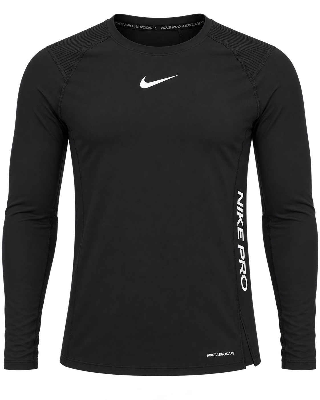 Nike AeroAdapt Men's Long-Sleeve Running Top - Black