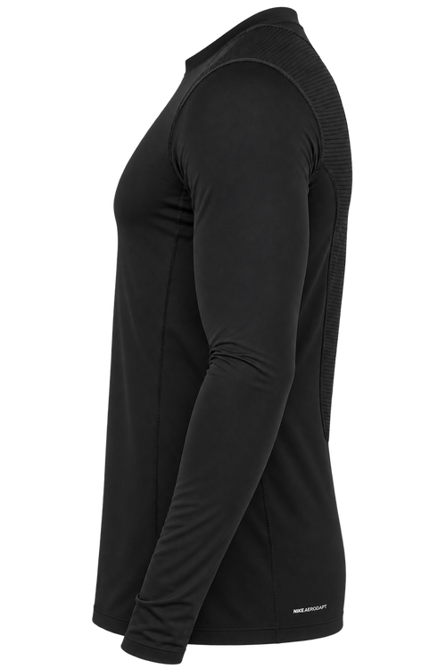 Nike AeroAdapt Men's Long-Sleeve Running Top - Black