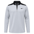 Nike Men's Dri-FIT Golf Quarter-Zip Pullover - Grey & Black