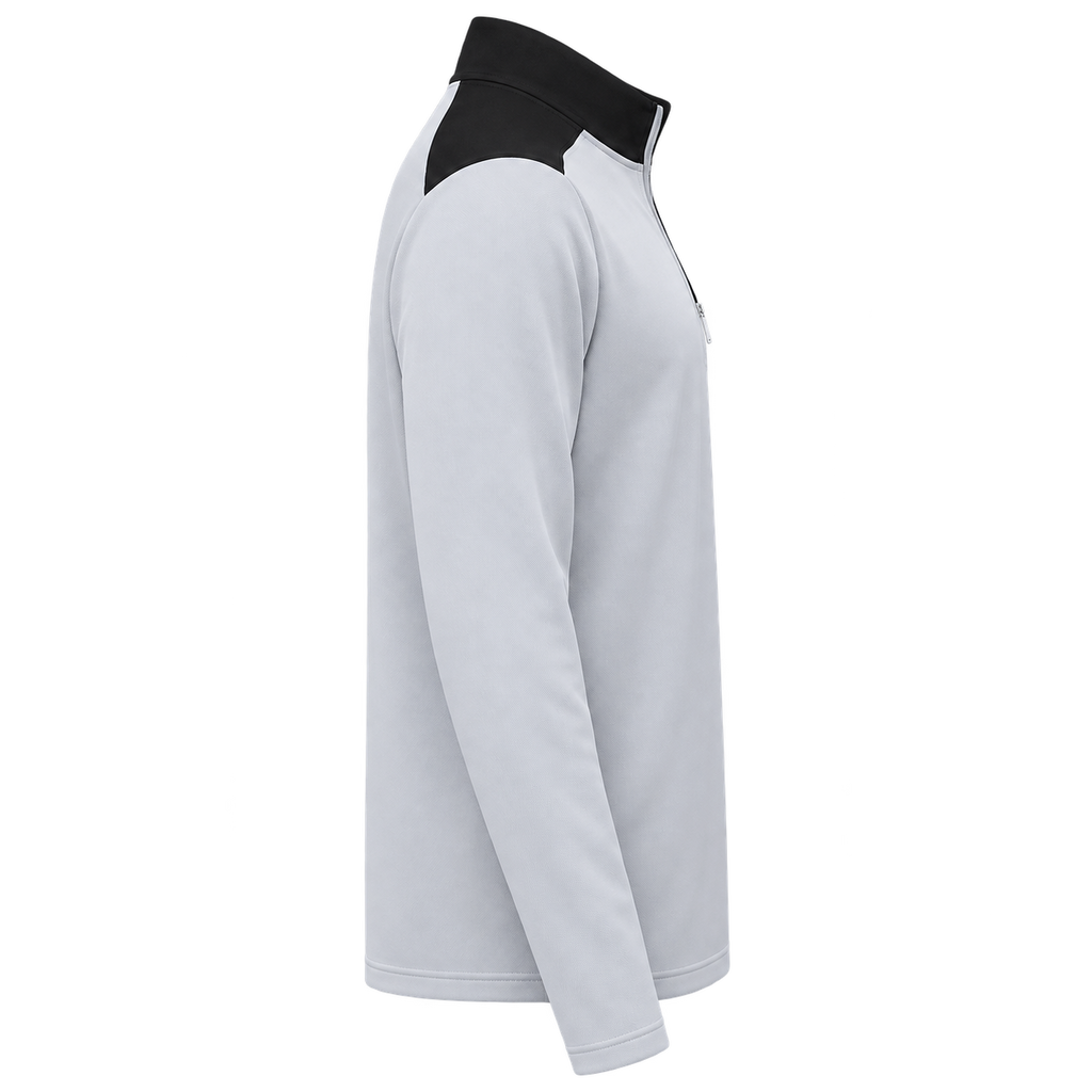 Nike Men's Dri-FIT Golf Quarter-Zip Pullover - Grey & Black