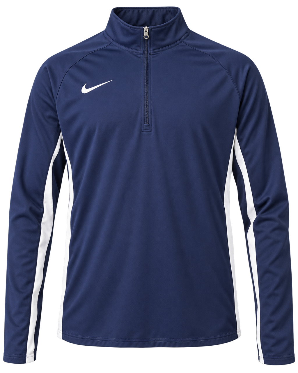 Nike Women's Dri-FIT Academy 19 Quarter-Zip Drill Top - Navy & White