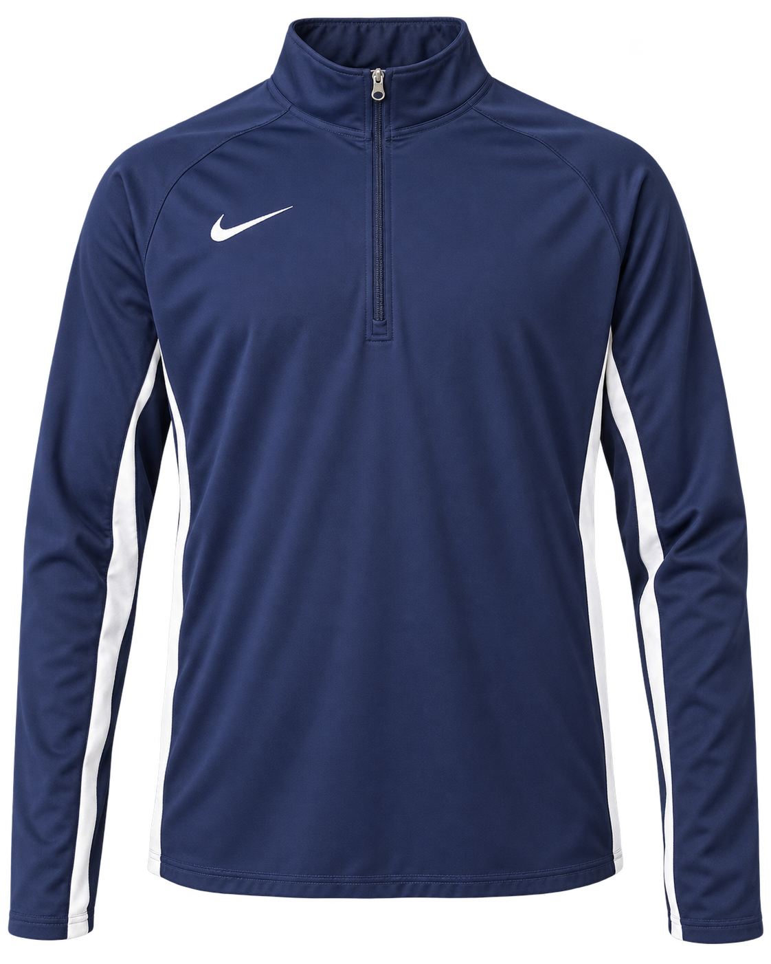 Nike Women's Dri-FIT Academy 19 Quarter-Zip Drill Top - Navy & White