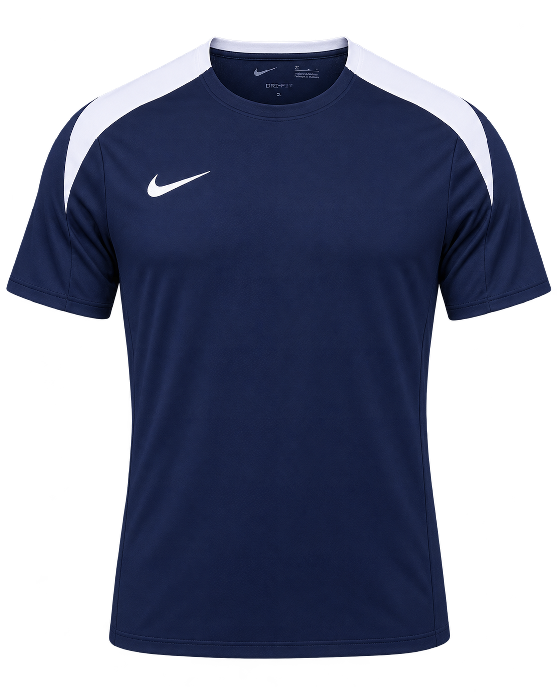 Nike Women's Dri-FIT Strike Short-Sleeve Soccer Top - Navy & White