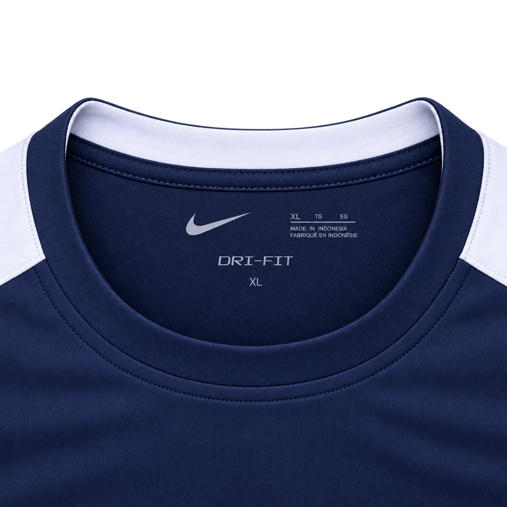 Nike Women's Dri-FIT Strike Short-Sleeve Soccer Top - Navy & White
