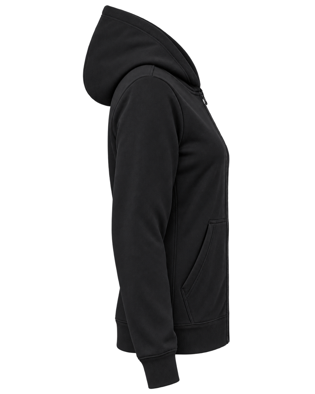 Nike Women's Sportswear Club Fleece Full-Zip Hoodie - DQ5471-010 - Black & White