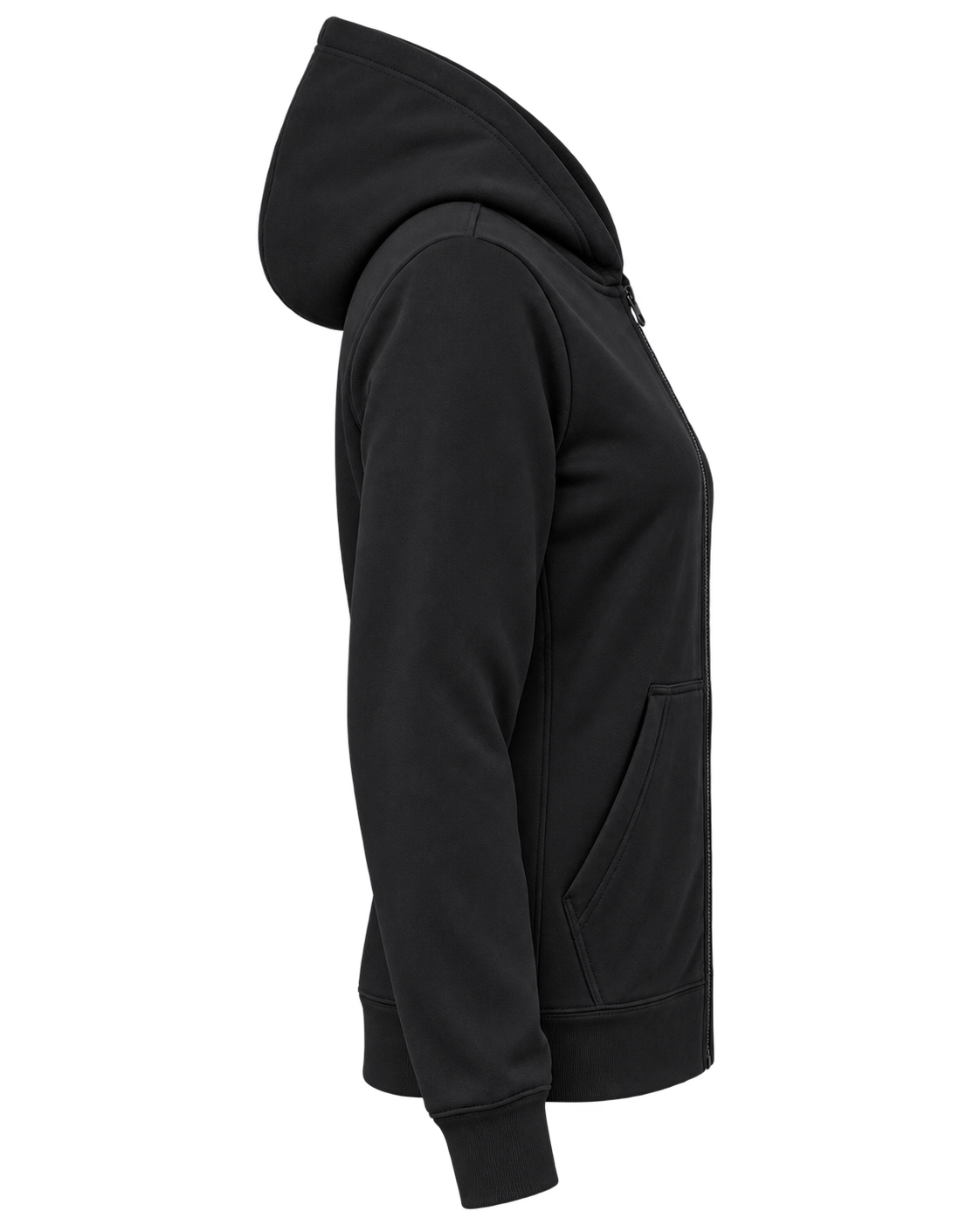 Nike Women's Sportswear Club Fleece Full-Zip Hoodie - DQ5471-010 - Black & White